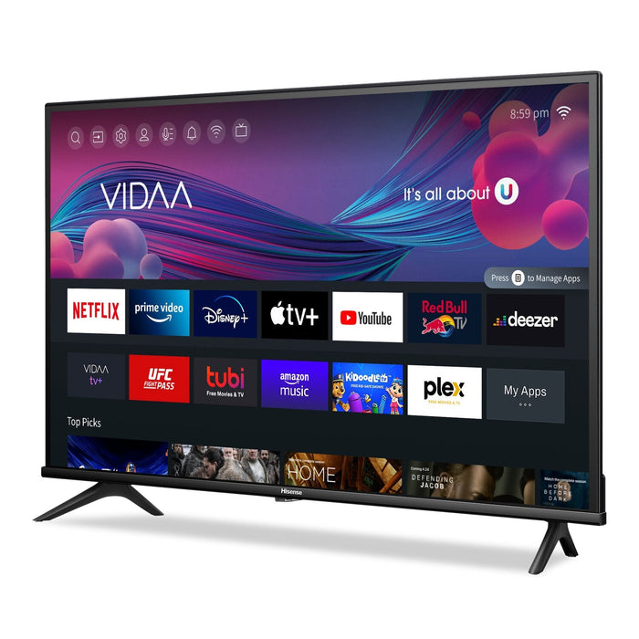 HISENSE 40\" 1080p HD Full Array LCD 60Hz VIDAA Smart TV (40A4KV) 