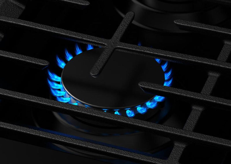 Whirlpool 5 Cu. Ft. Smart Gas Range with Air Fry and Self-Clean - Black Stainless Steel - WFGS7530RV