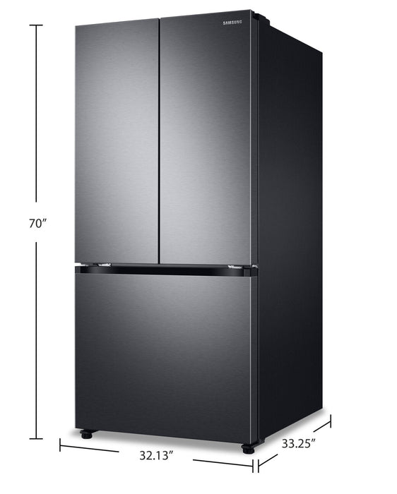 Samsung 33\" 24.5 Cu. Ft. French-Door with Beverage Center™ &AutoFillWaterPitcher Refrigerator - Blac… 