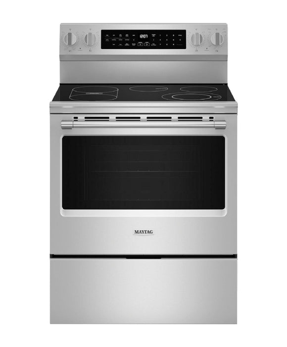 Maytag 5.3 Cu. Ft. Smart Electric Range with Air Fry and Indoor Grill - Stainless Steel - YMFES8030RZ