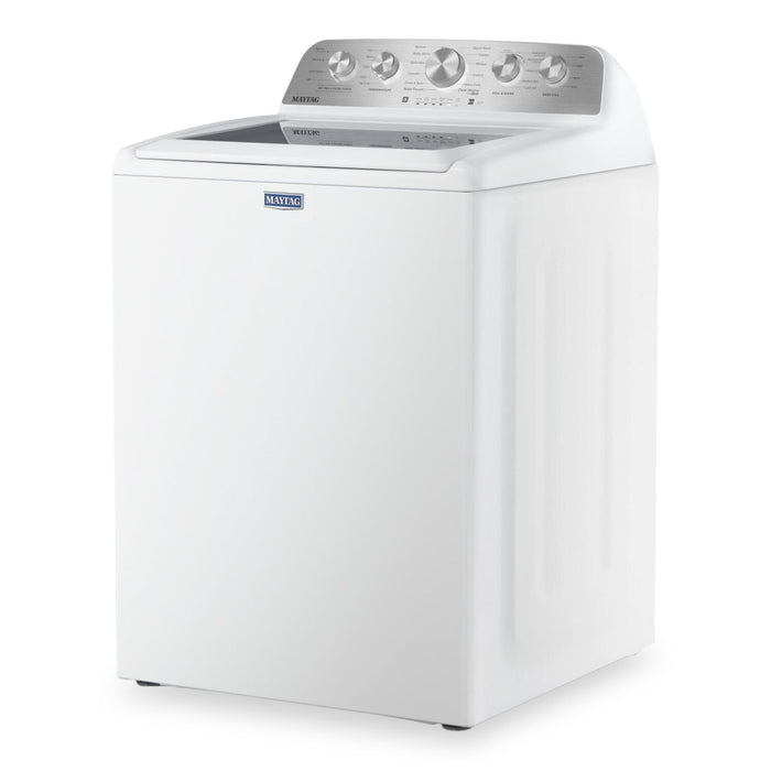 Maytag 5.4 Cu Ft. Top Load Washer with Pet Pro Option and 7.0 Cu Ft. Gas Dryer – White 