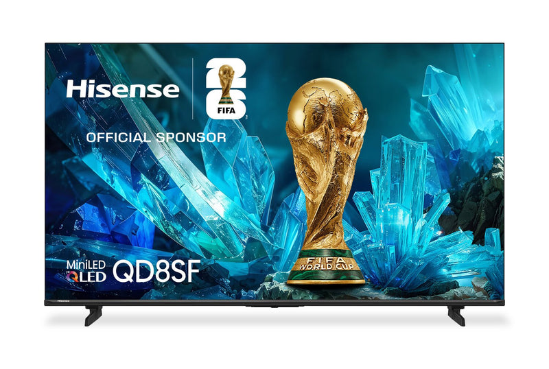 HISENSE 75\" QD8SF Hi-QLED Mini-LED 4K Smart Fire TV (75QD8SF) – 2026 Model