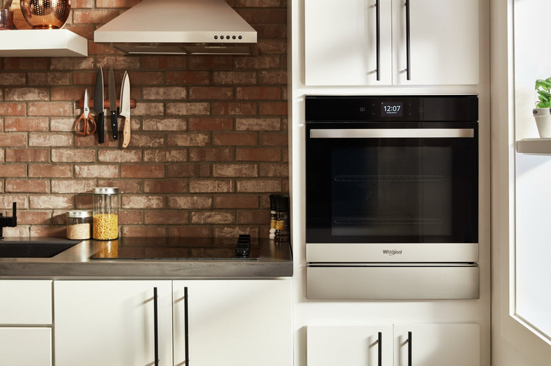 Whirlpool 24\" 2.9 Cu. Ft. Electric Single Wall Oven with True Convection - Fingerprint Resistant Sta… 