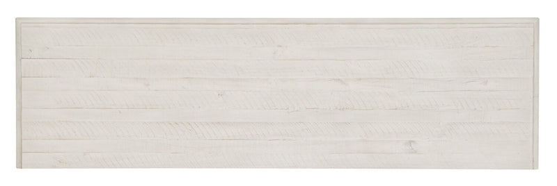 Baron 62” Rustic Pine TV Stand with Storage and Cable Management for TVs up to 70” - Alabaster