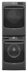 Maytag 5.8 Cu. Ft. Pet Pro Smart Front-Load Washer and 7.4 Cu. Ft. Electric Dryer - Volcano Black