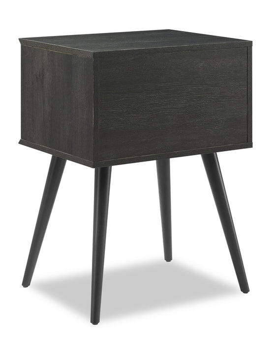 Mori Nightstand - Black Oak