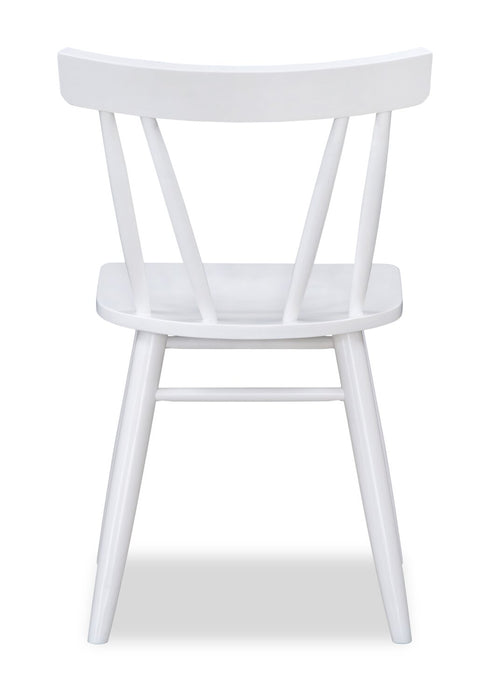 Remi Slatback Dining Chair - White