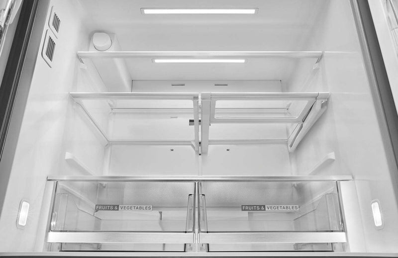 Whirlpool 36” 29 Cu. Ft. French Door Refrigerator - Fingerprint-Resistant Stainless Steel - WRMF3536SZ