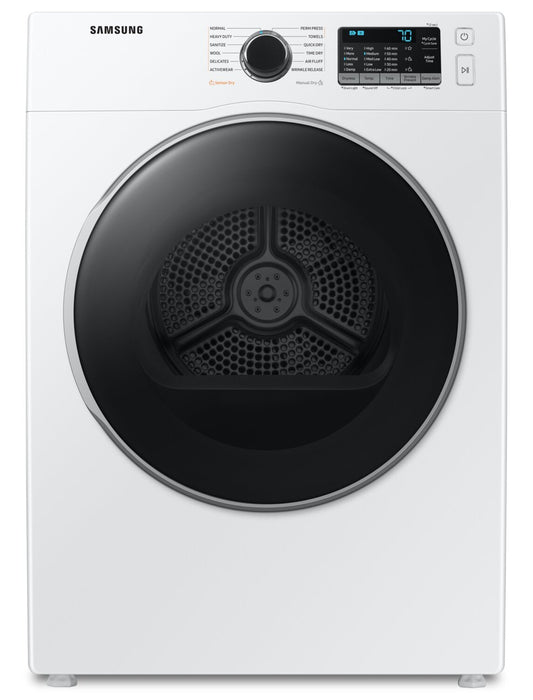 Samsung 24\" 4 Cu. Ft. Electric Dryer - White - Stackable - DV25B6800EW/AC 