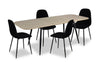 Joss 5-Piece Dining Set - Black