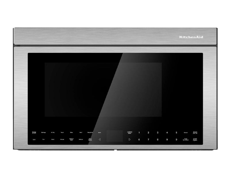 KitchenAid Multifunction Smart Flush Mount Over-the-Range Microwave Oven - Stainless Steel - YKMMF530PPS