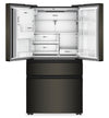 Whirlpool 36\" 22 Cu. Ft. True Counter Depth French Door Refrigerator – Black Stainless Steel - WRMC5036RV