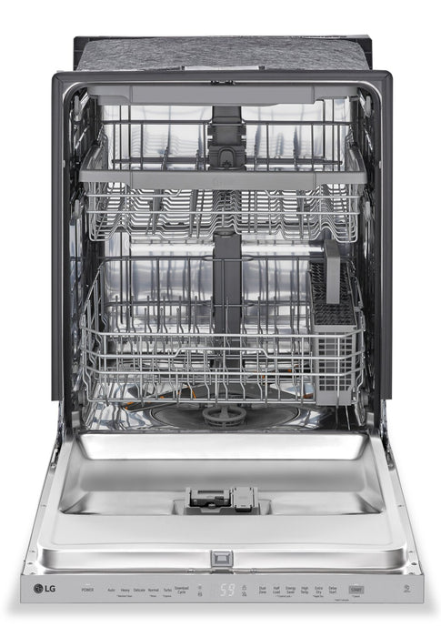 LG Top-Control Dishwasher with QuadWash® and Third Rack - LDPN454HT