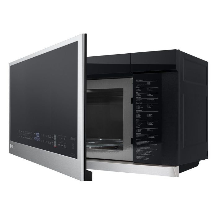 LG 2.1 Cu. Ft. Over-the-Range Microwave with ExtendaVent™ and Sensor Cooking - Smudge Proof Stainles… 