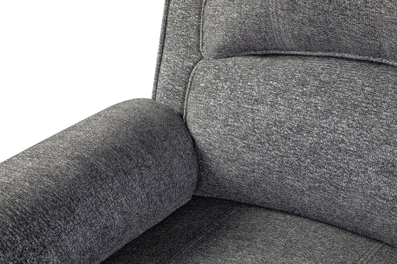 Chandler 82\" Chenille Fabric Power Reclining Sofa - Grey 