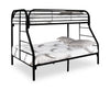 Logan Twin/Full Bunk Bed - Black