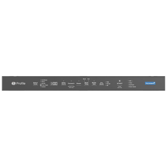 GE 24\" 45 dBA Top Control Dishwasher - Fingerprint Resistant Stainless Steel - PDT705SYWFS
