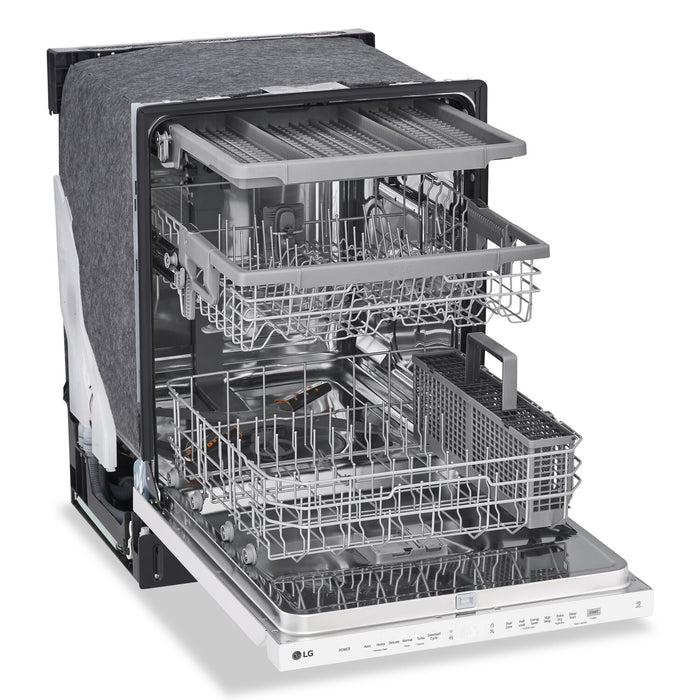 LG Top-Control Dishwasher with QuadWash® and Third Rack - LDPN4542W
