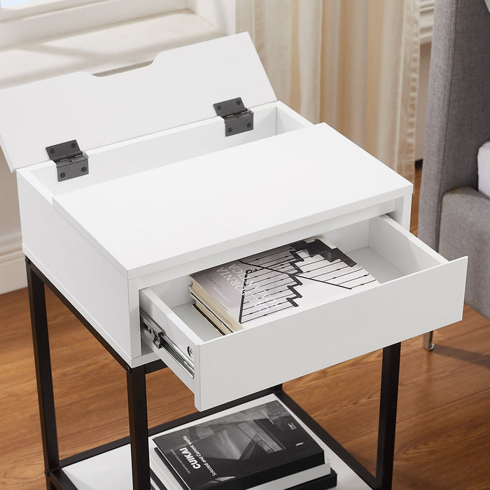 Akio Nightstand - White