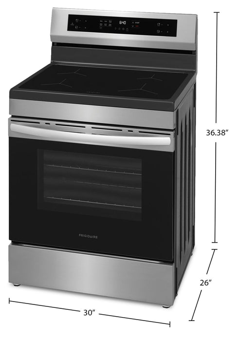 Frigidaire 5.3 Cu. Ft. Rear Control Induction Range – Stainless Steel - FCRI306CAS