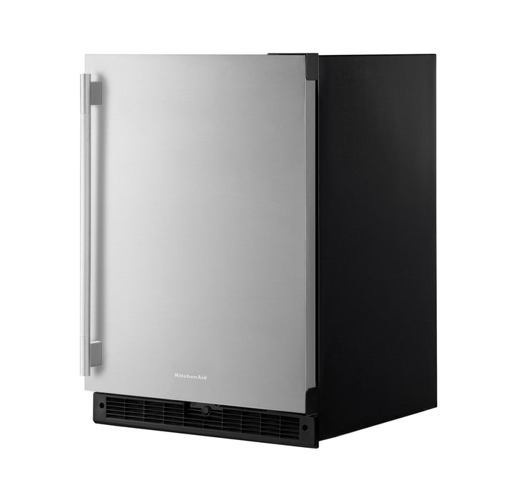 KitchenAid 24\" 5 Cu. Ft. Undercounter Refrigerator – Stainless Steel - KURR124SSB