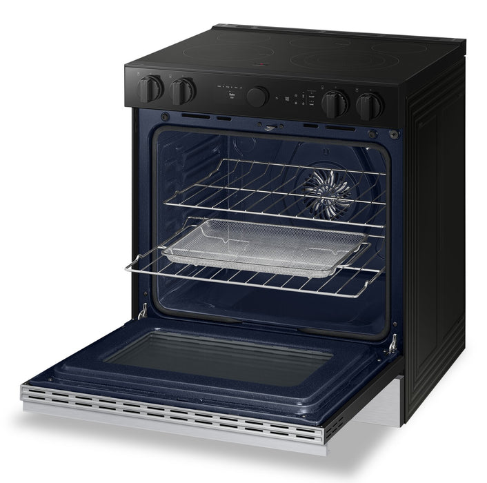 Samsung Bespoke 6.3 Cu. Ft. Electric Range with Oven Camera - NSE6DG8700SRAC 