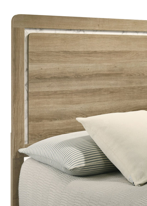 Sable King Bed - Light Brown