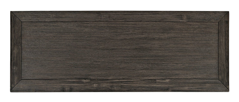 Keena Solid Wood Accent Cabinet - Grey