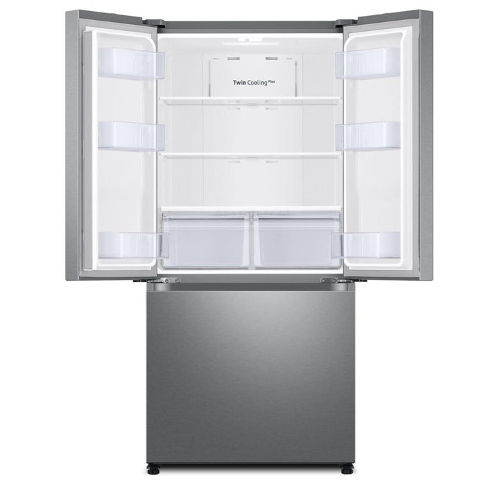Samsung 33\" 17.5 Cu. Ft. Counter-Depth French-Door Refrigerator - Stainless Steel - RF18A5101SR/AA 
