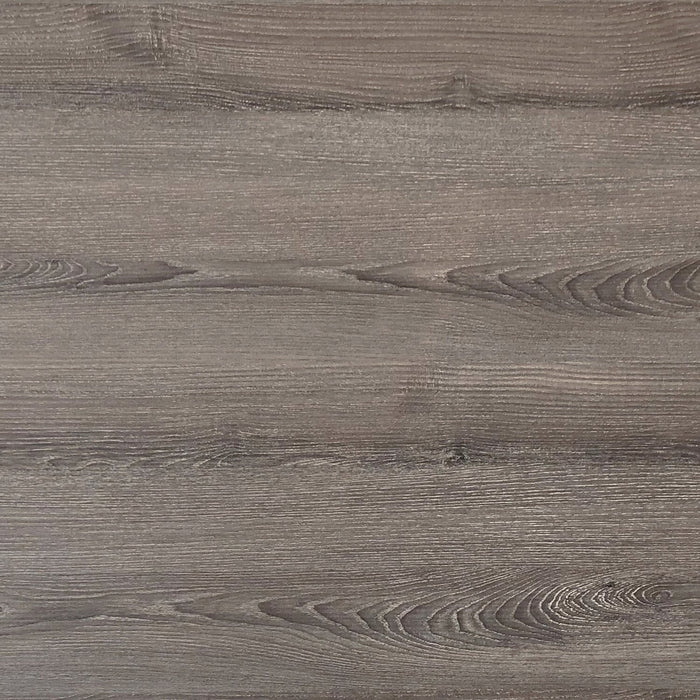 Aria 44\" Modern Coffee Table - Grey-Brown with Glass Base