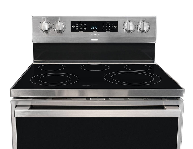 Hisense 5.8 Cu. Ft. Electric Range With Air Fry and European Convection - Stainless Steel - HBE3501C… 
