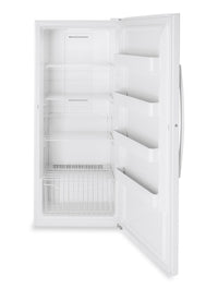 GE 21.3 Cu. Ft. Frost-Free Upright Freezer - White - FUF21SMRWW 