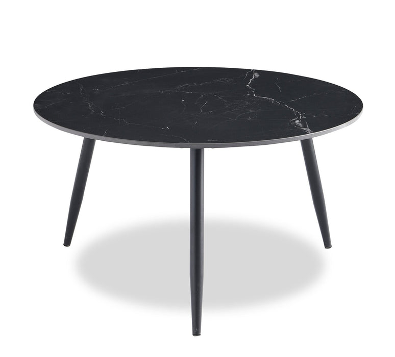 Delancey 3-Piece Coffee and Two End Tables Package - Black