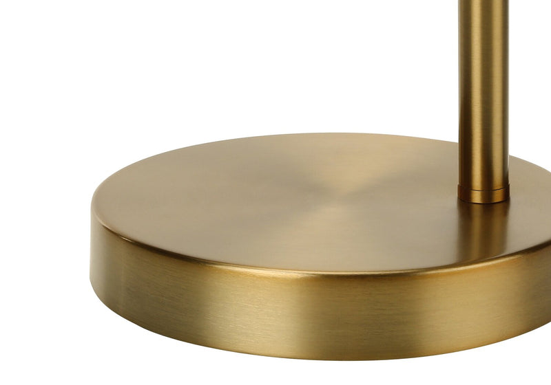 19\" Gold Metal Desk/Task Lamp
