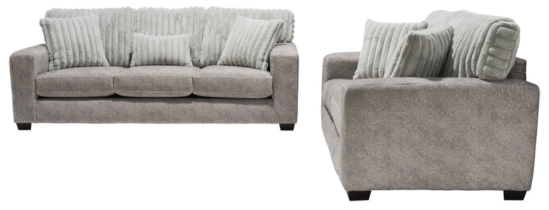 Koda Chenille Sofa - Plush Paloma