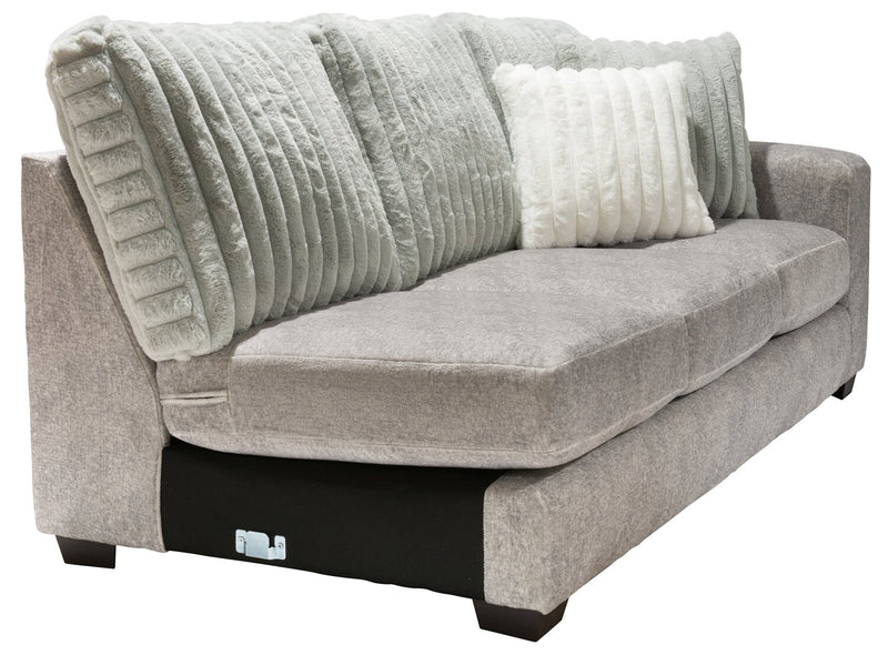 Koda 2-Piece Chenille Left-Facing Sectional - Plush Paloma