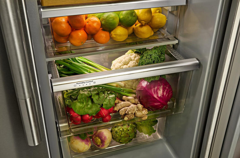 KitchenAid 36\" 21 Cu. Ft. Counter-Depth Refrigerator – Fingerprint Resistant Stainless Steel - KRSC536RPS