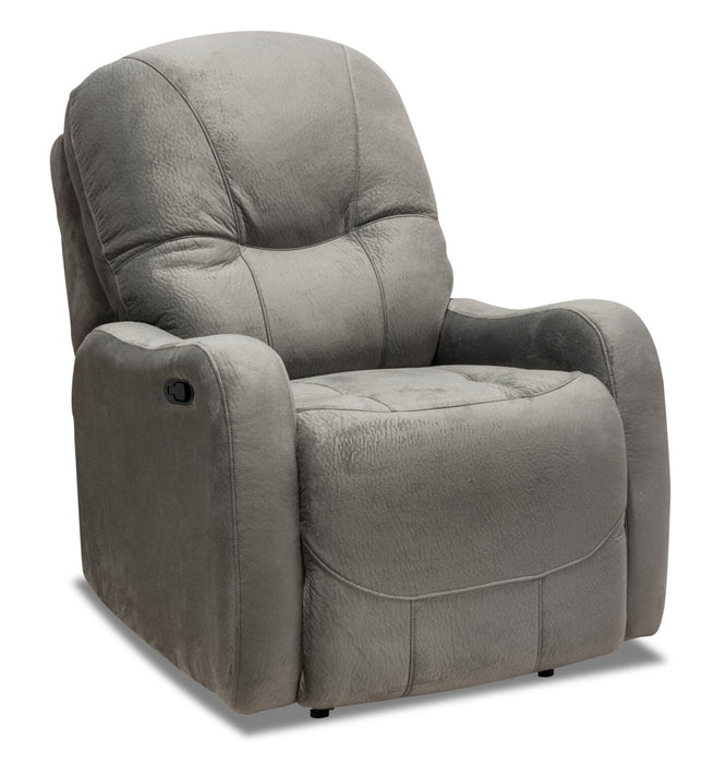 Made in Canada Everett 33.5\" Fabric Reclining Chair - Grey 