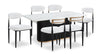 Capri 7-Piece Dining Set - White