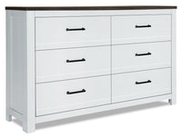 Zoey Bedroom 6-Drawer Dresser, 58.3