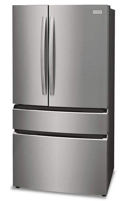 Frigidaire Gallery 36\" 22.1 Cu. Ft. Counter-Depth 4-Door French-Door Refrigerator - Smudge-Proof® … 
