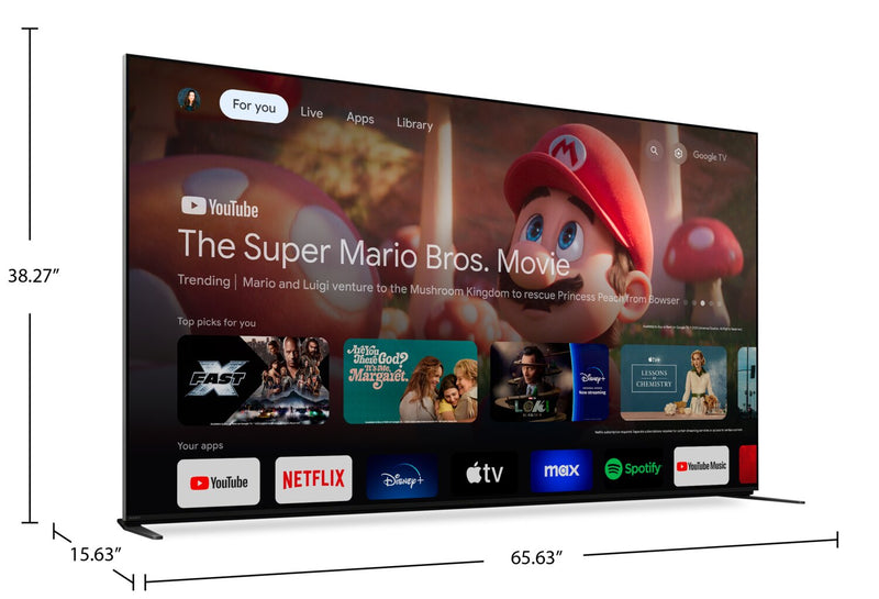 Sony 75\" BRAVIA 9 4K Mini LED QLED Google TV