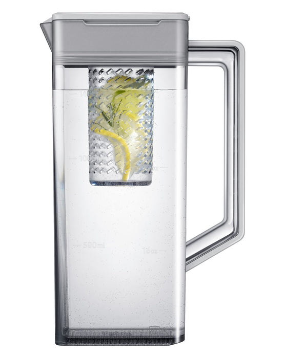 Samsung Bespoke 23 Cu. Ft. Counter-Depth 4-Door Flex™ Refrigerator with Beverage Centre™ - RF23DG9600SRAC