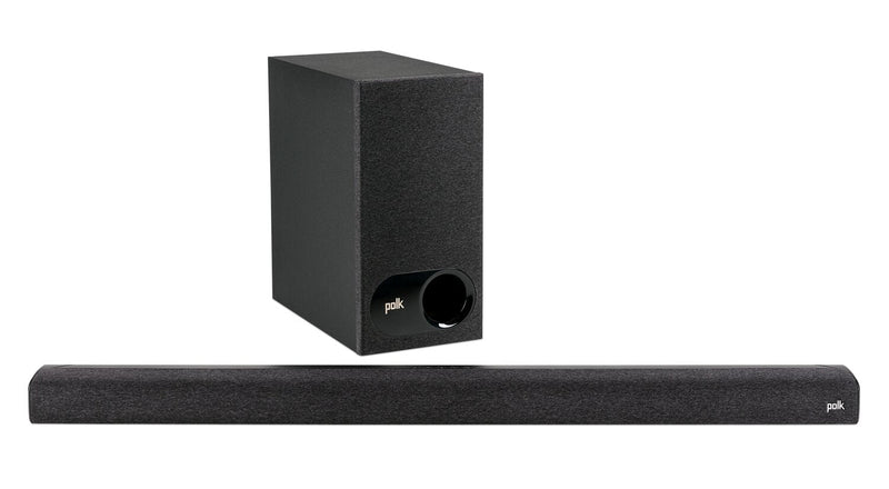 POLK 2.1 CH Dolby Digital DTS Virtual:X Soundbar with Wireless Subwoofer (Signa S3)  