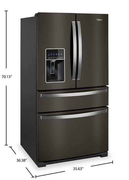 Whirlpool 26 Cu. Ft. 4-Door Refrigerator with Prep and Store Bins - WRMF7736PV