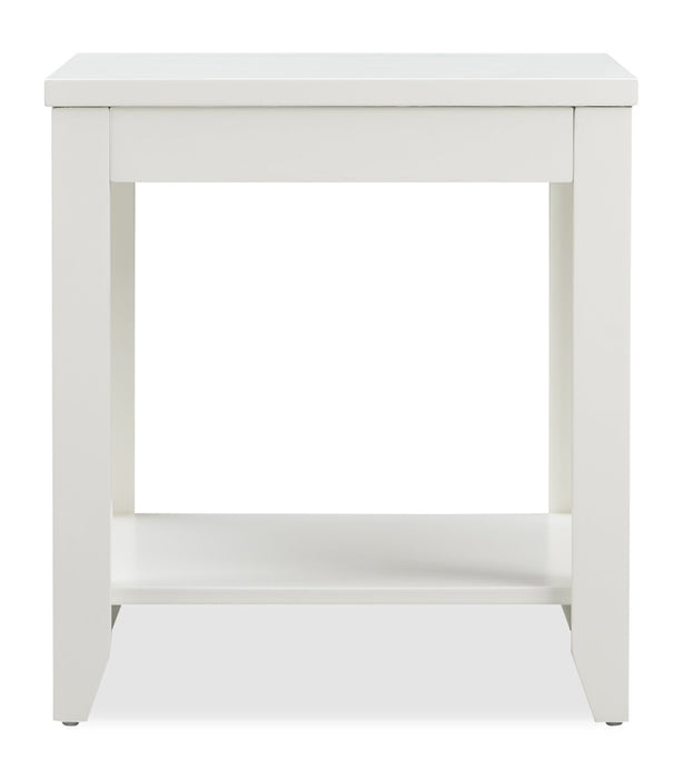 Aspen 47.3\" Traditional 3-Pack Coffee + 2 End Tables - White