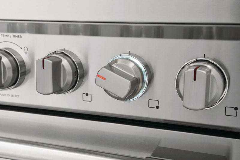 Frigidaire Professional 4.4 Cu. Ft. Gas Range With True Convection and Six Burner Cooktop - Smudge-P… 