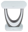 Brimley 21.75\" Modern End Table - White and Grey