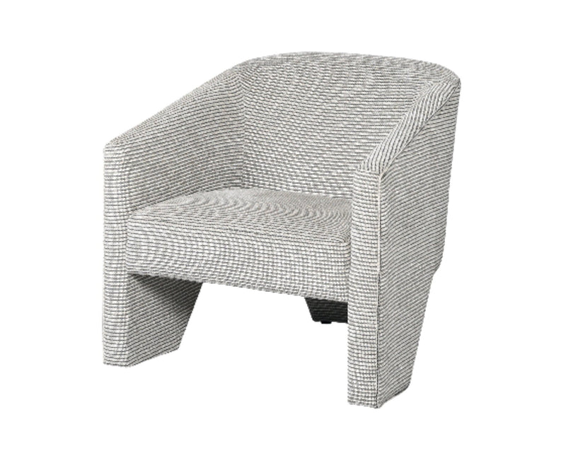 Adria 31\" Ink Multicolour Chenille Fabric Accent Chair