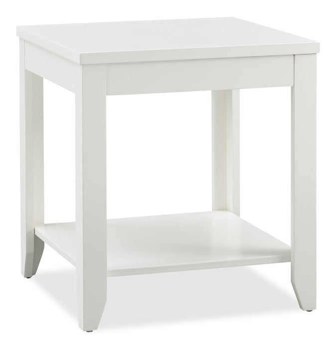 Aspen 47.3\" Traditional 3-Pack Coffee + 2 End Tables - White
